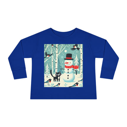 Frosty Forest Friends Toddler Long Sleeve Tee