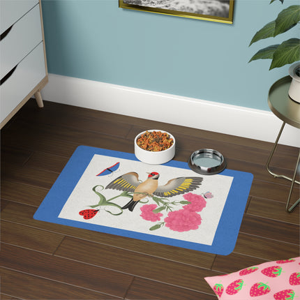 Greenfinch Garden Flight Pet Food Mat – Wings & Blossoms
