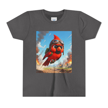 Cardinal Dive Bomber Youth Short Sleeve Tee