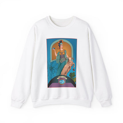 March & Aquamarine (Gem Series) by Sofia Chiostri Unisex Heavy Blend™ Crewneck Sweatshirt