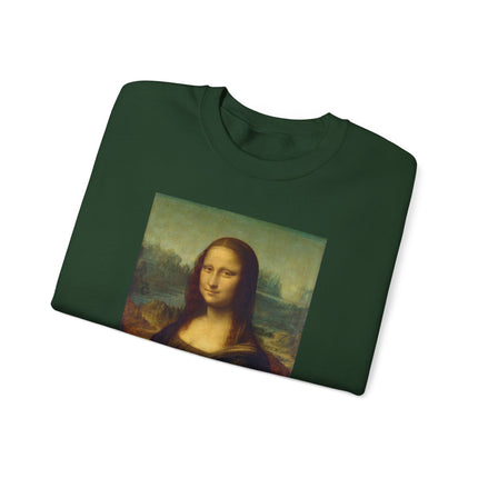 Mona Lisa by Leonardo da Vinci Unisex Heavy Blend™ Crewneck Sweatshirt