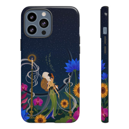 🌙🕯️ The Lady Of The Midnight Garden Phone Case – Art Deco Nocturne