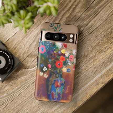 Bouquet of Flowers by Odilon Redon Phone Cases