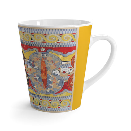 Reproduction of the Shield Frieze by Emile Gilliéron Latte Mug