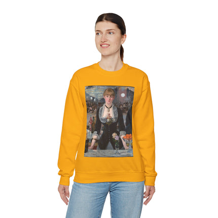 A Bar at the Folies-Bergère by Edouard Manet Heavy Blend™ Crewneck Sweatshirt
