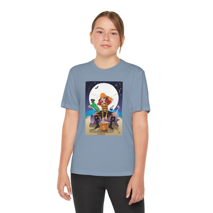 Moonlit Pirate Halloween Youth Competitor Tee
