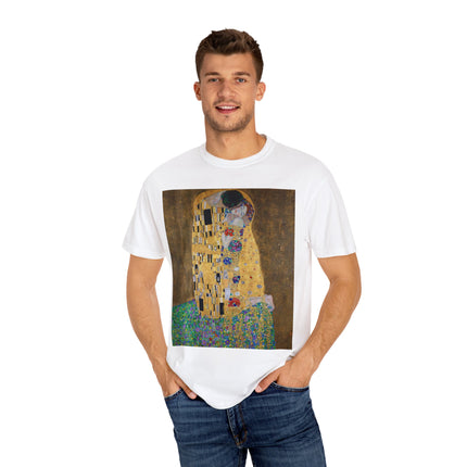 The Kiss by Gustav Klimt Unisex Garment-Dyed T-shirt