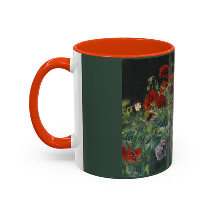 A Study of Poppies for Carnation, Lily, Lily, Rose by John Singer Sargent Colorful Mugs (11oz, 15oz)