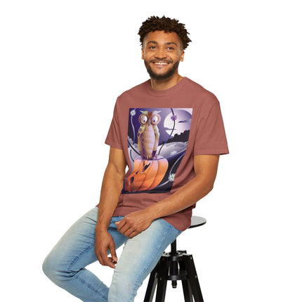 The Startled Pumpkin Unisex Garment-Dyed T-shirt