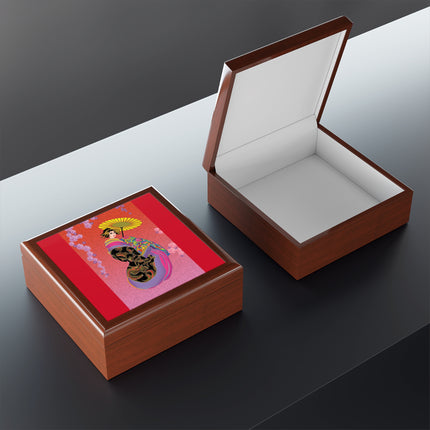 Enchanting Geisha Jewelry Box