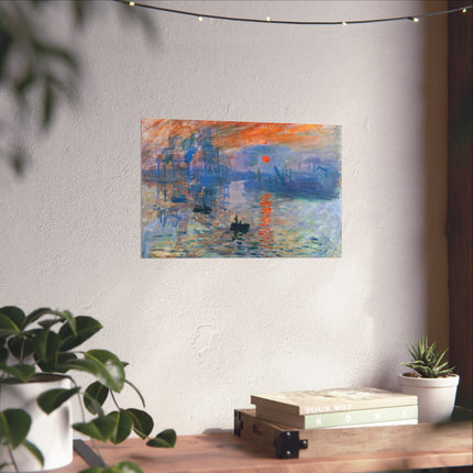 Sunrise by Claude Monet Matte Horizontal Posters