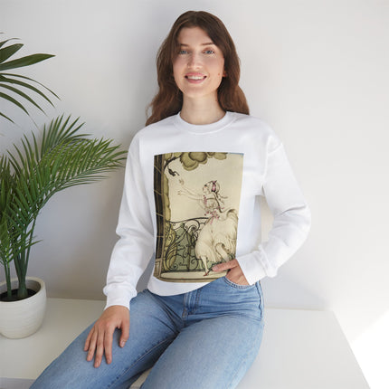 Sur talons rouges (On Red Heels) pl 02 by Gerda Wegener Heavy Blend™ Crewneck Sweatshirt