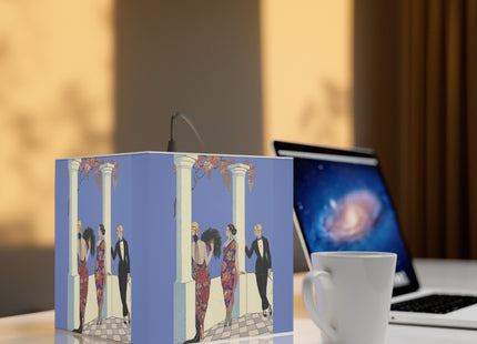 Le goût des châles by George Barbier Light Cube Lamp
