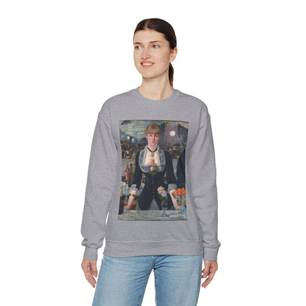 A Bar at the Folies-Bergère by Edouard Manet Heavy Blend™ Crewneck Sweatshirt