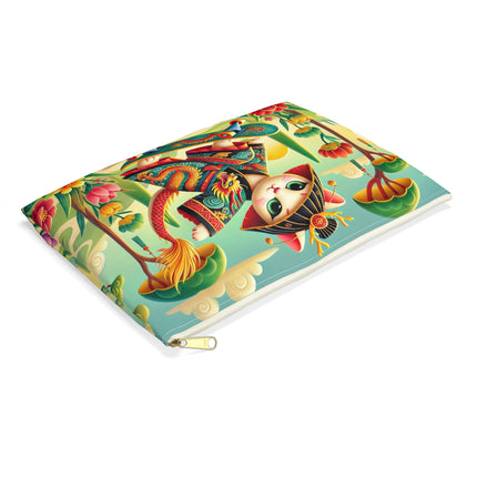 Dragon Dance on Wheels Accessory Pouch – Bold Adventure & Dynamic Grace
