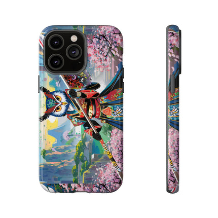 Cyberpunk Samurai Owl Phone Cases