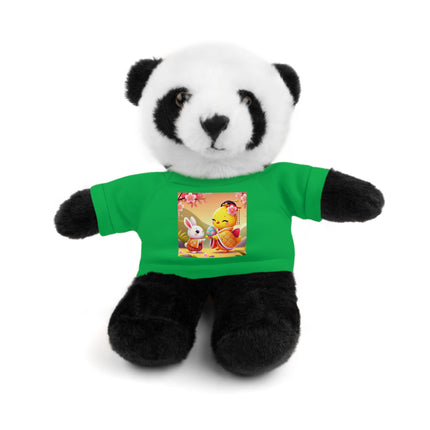 Whimsical Springtime Exchange Stuffed Animals with Tee
