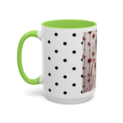 Fashionably Yours, XOXO Colorful Mugs (11oz, 15oz)