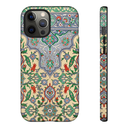 Arabic Art Pattern, Plate by Emile Prisse d’Avennes Phone Cases