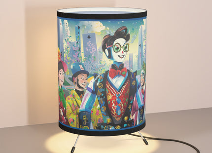 Cyber Punk Robots Tripod Lamp