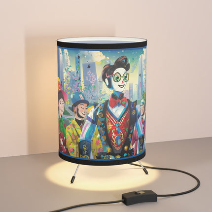 Cyber Punk Robots Tripod Lamp