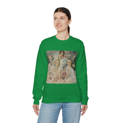 Les Femmes Fatales by Gerda Wegener Heavy Blend™ Crewneck Sweatshirt