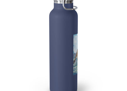 Playful Waves and Fashion Follies Copper Vacuum Insulated Bottle, 22oz