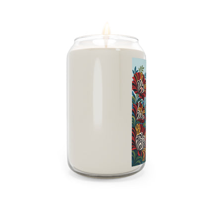 🌺🎭 The Lady Of The Exotic Flower Garden Scented Soy Candle – Art Deco Fashion Fantasy
