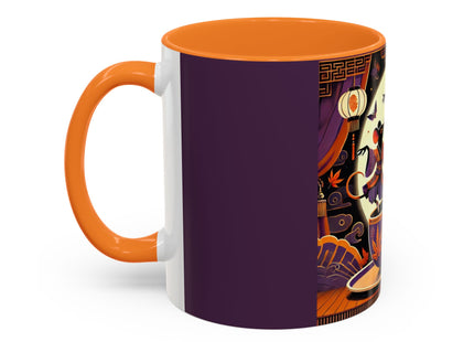 Theatrical Halloween Mice on Teacup Colorful Mugs (11oz, 15oz)