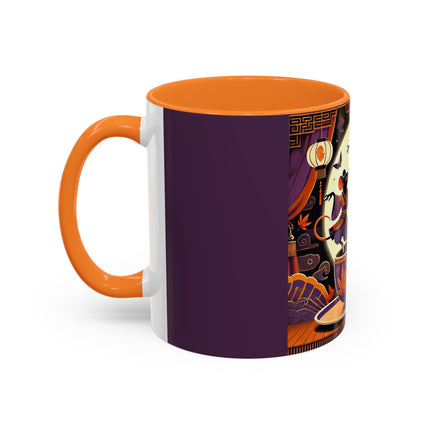 Theatrical Halloween Mice on Teacup Colorful Mugs (11oz, 15oz)