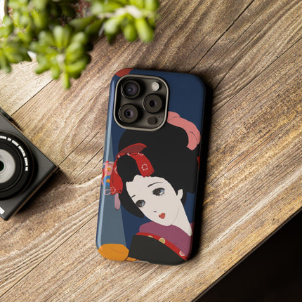 Geisha Portrait Phone Case – Elegant Beauty & Timeless Grace