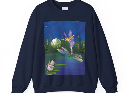 Fairy on a Dragonfly Heavy Blend™ Crewneck Sweatshirt