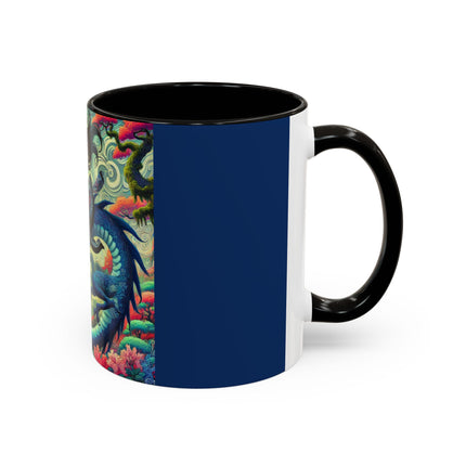 Mystic Guardian of the Sky Light Colorful Mugs (11oz, 15oz)
