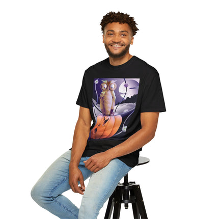 The Startled Pumpkin Unisex Garment-Dyed T-shirt