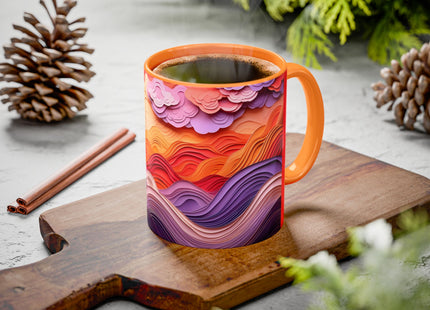 Dramatic Sunset Sky Colorful Mugs (11oz, 15oz)