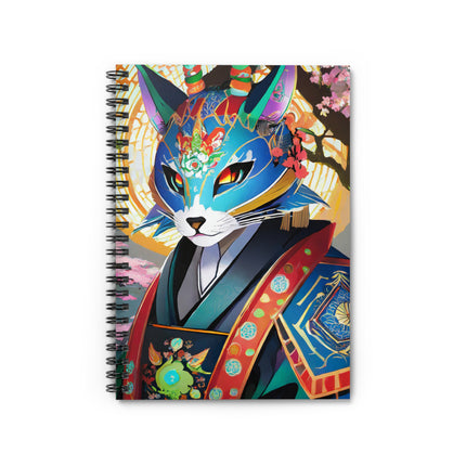 Cyberpunk Samurai Spiral Notebook - Ruled Line