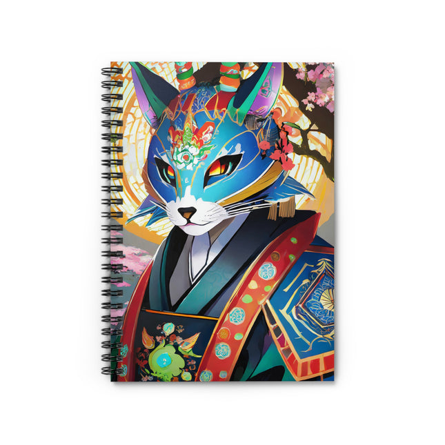 Cyberpunk Samurai Spiral Notebook - Ruled Line