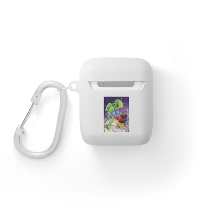 Interstellar Showdown – Alien Vs Bear Boxing AirPods Case