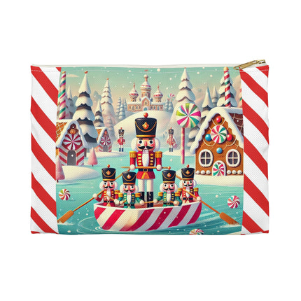 Nutcracker Candy-Striped Adventure Accessory Pouch