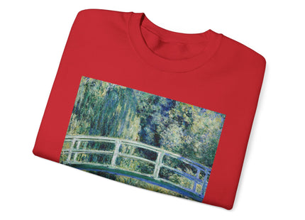 Water Lilies and Japanese Bridge by Claude Monet Heavy Blend™ Crewneck Sweatshirt