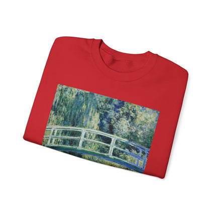 Water Lilies and Japanese Bridge by Claude Monet Heavy Blend™ Crewneck Sweatshirt