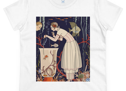 L'Etourdissant Petit Poisson (The Dazzling Little Fish) by George Barbier Women's Midweight Cotton Tee