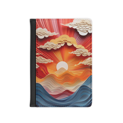 Vibrant Sunrise Sky Passport Cover
