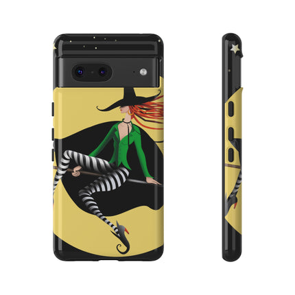 A Witch’s Moonlit Flight Phone Cases