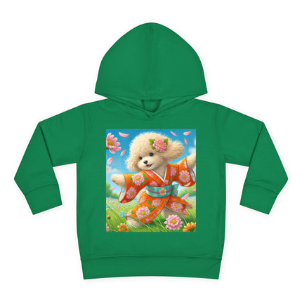 Chrysanthemum Meadow Play Toddler Pullover Fleece Hoodie