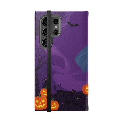 🎭🌹 The Harlequin Rose Masquerade Flip Case – Theatrical Halloween Romance