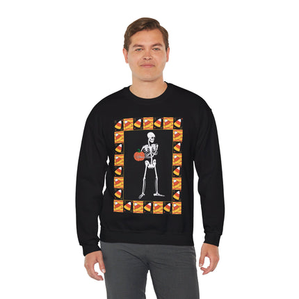 Candy Corn Skeleton Unisex Heavy Blend™ Crewneck Sweatshirt