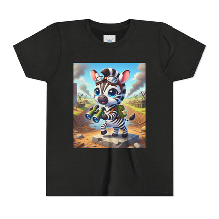 Zebra Lookout Youth Short Sleeve Tee
