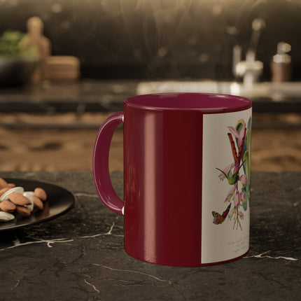 Hummingbird by Paul Gervais Colorful Mugs, 11oz