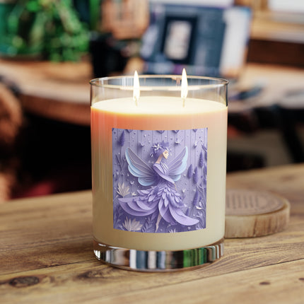 Lavender Fairy Scented Candle - Full Glass, 11oz - The White Tea & Fig, The Lavender & Sage, and The Ocean Mist & Moss